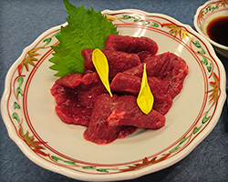 Horse sashimi